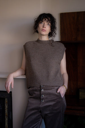 Joan Cord Trousers Chestnut