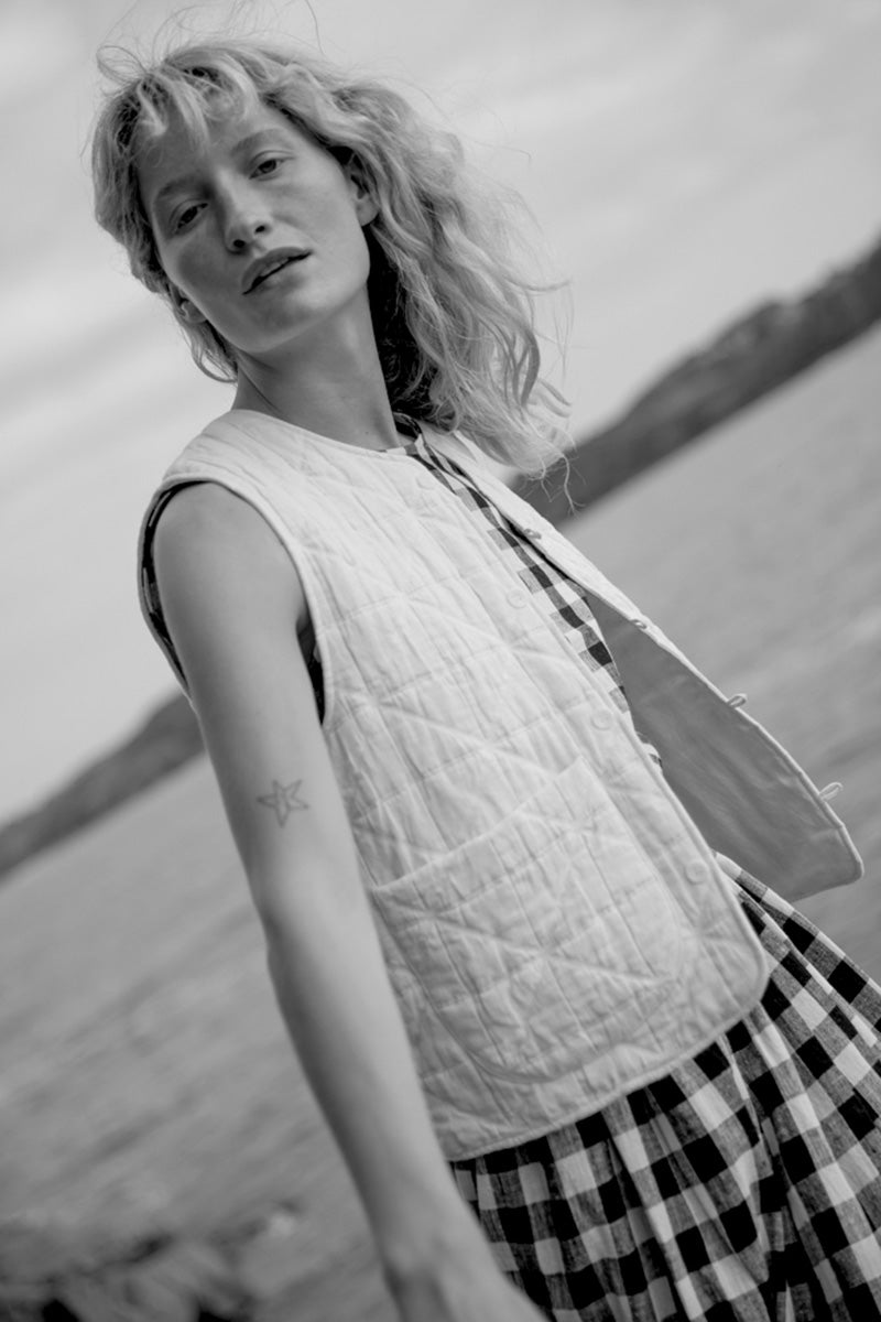 Amy Gilet Ecru