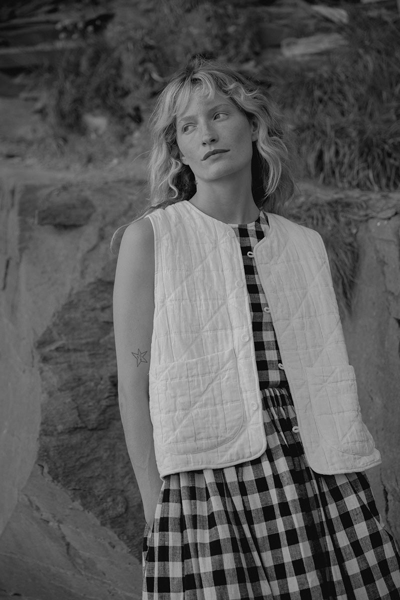 Amy Gilet Ecru