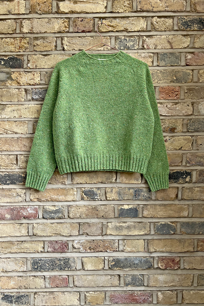 Ada Donegal Style Sweater Apple