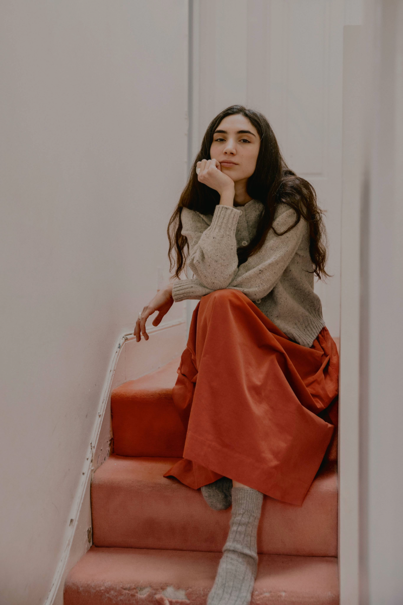 Ada Donegal Cardigan Mist