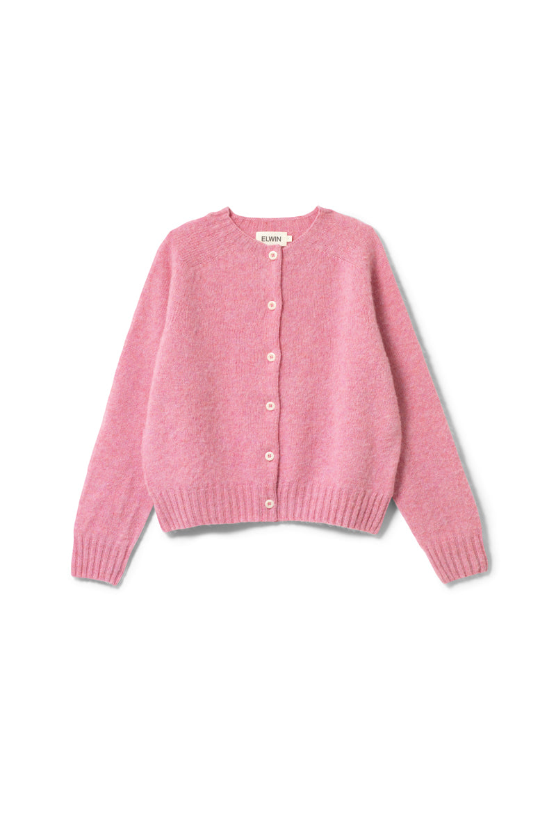 Ada Lambswool Cardigan Pink