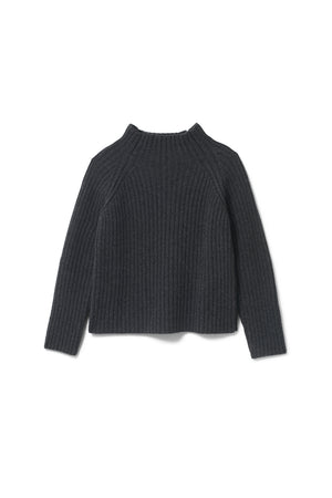 Alma Funnel Neck Sweater Charcoal