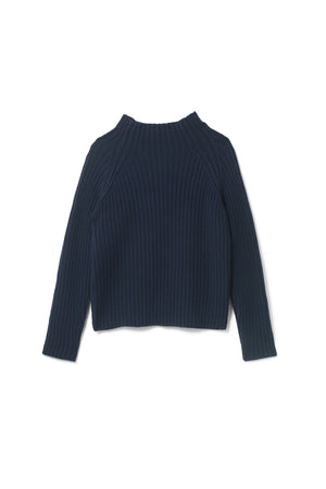 Alma Funnel Neck Sweater Ink Navy