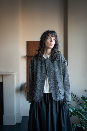 Donegal Herringbone Wool Jacket