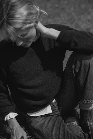 Cashmere Classic Crewneck Truffle Brown