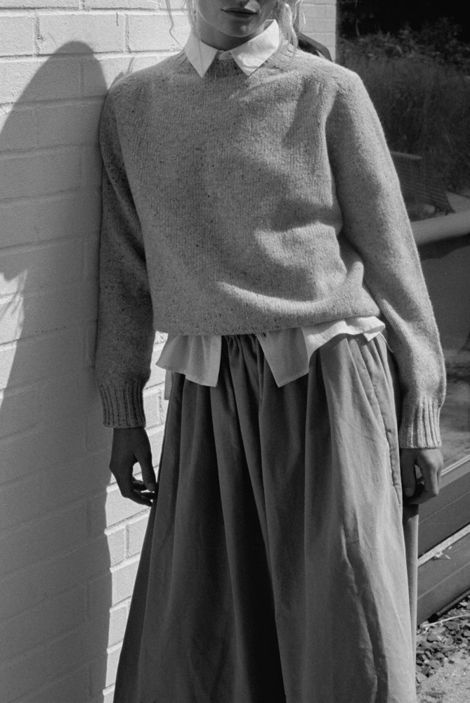 Tina Corduroy Midi Skirt Pale Blue