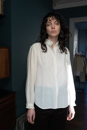 Elsie Frill Shirt Natural