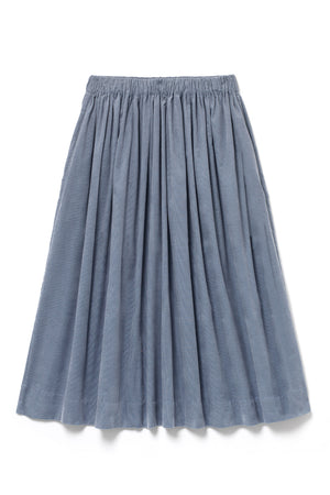 Tina Corduroy Midi Skirt Pale Blue