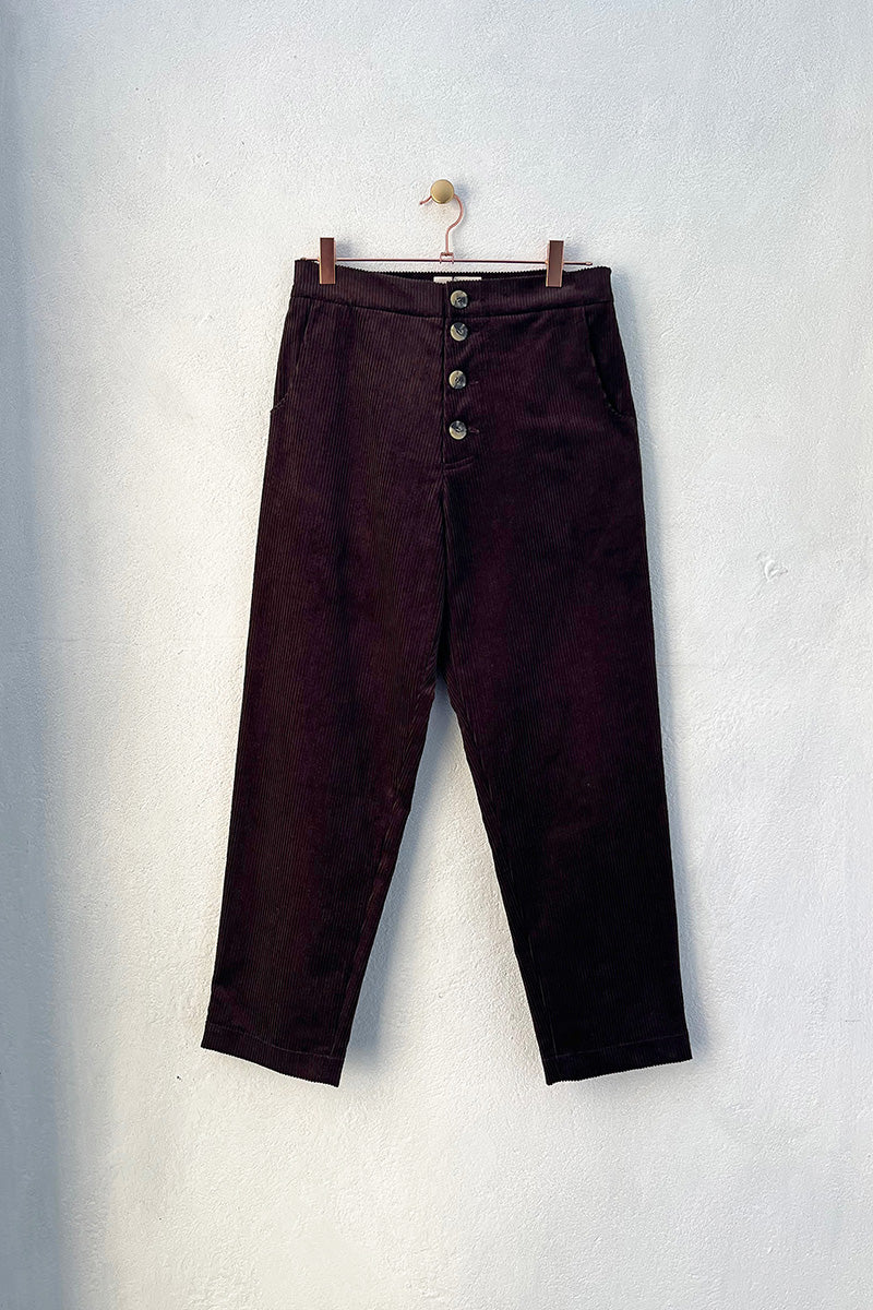 Joan Cord Trousers Chestnut