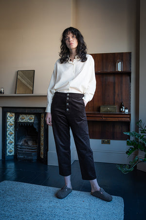 Joan Cord Trousers Chestnut