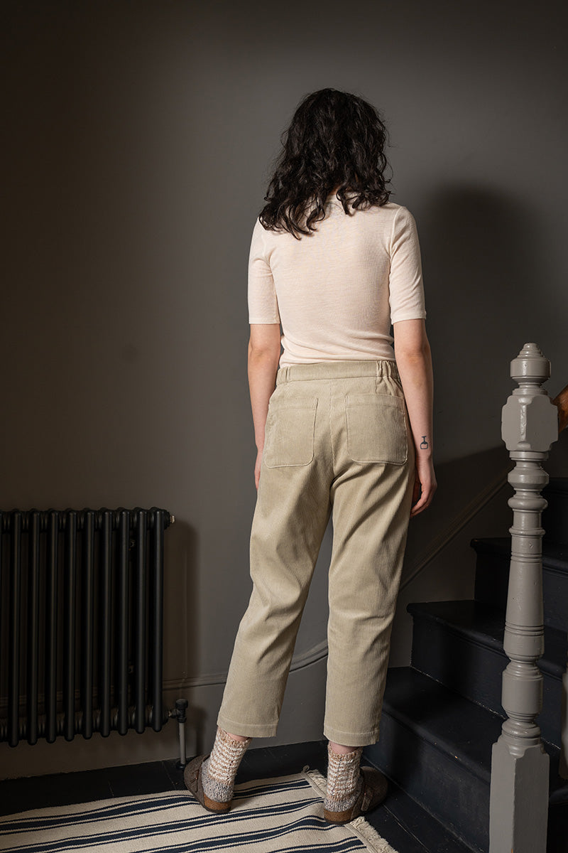 Joan Cord Trousers Stone