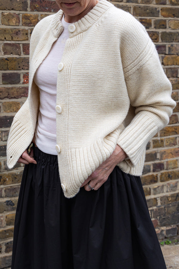 トップス FAF ANGEL RAGLAN KNIT CARDIGAN(ECRU) トップス FAF ANGEL RAGLAN KNIT CARDIGAN(ECRU