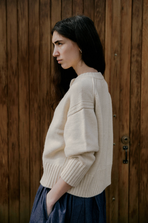 Raye Cardigan Ecru