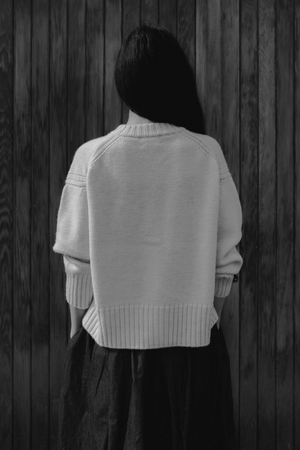 Raye British Wool Cardigan Red