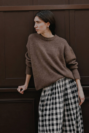 Raye British Wool Sweater Peat