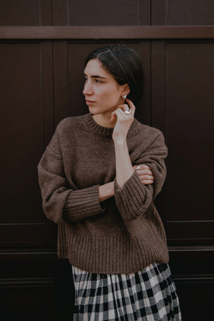 Raye British Wool Sweater Peat