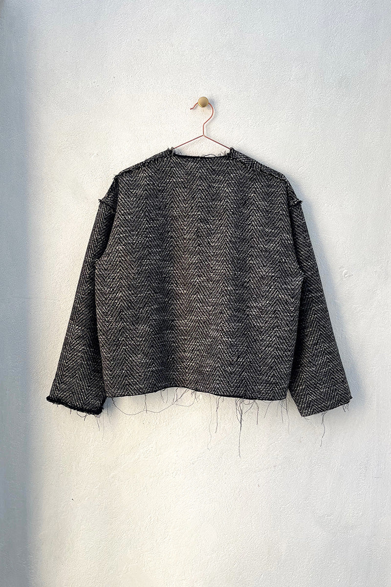 Donegal Herringbone Wool Jacket